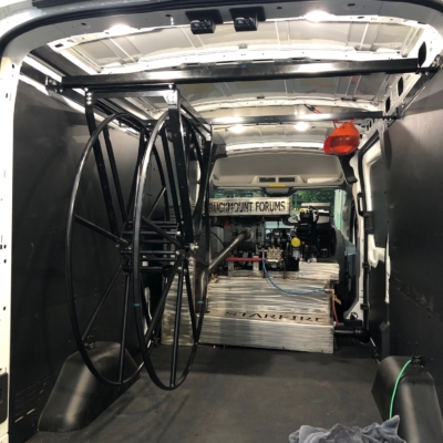 XSVR300E Ceiling Mounted in a Ford Transit High
